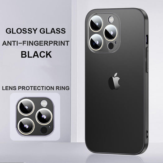 Glossy Ultra Thin Camera Lens Protection Case For iPhone