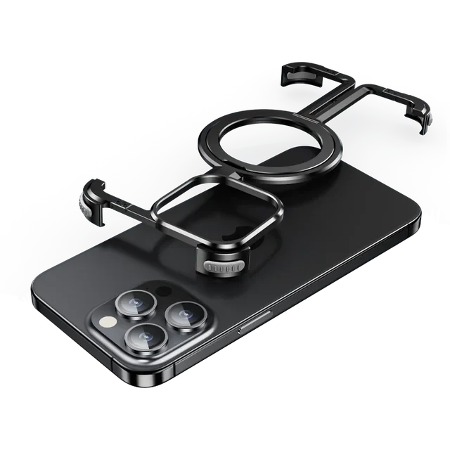 Metal Magsafe Frameless Bumper Case For iPhone 16 Pro Max