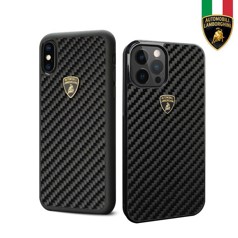 Elemento D3 Genuine Carbon Fiber Lamborghini Case for Apple iPhone 12 Pro Max