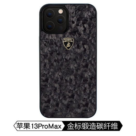 Huracan D14 Genuine Forged Carbon Fiber Lamborghini Case for Apple iPhone 13 Pro Max