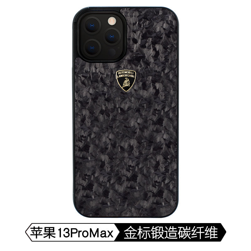 Huracan D14 Genuine Forged Carbon Fiber Lamborghini Case for Apple iPhone 13 Pro Max