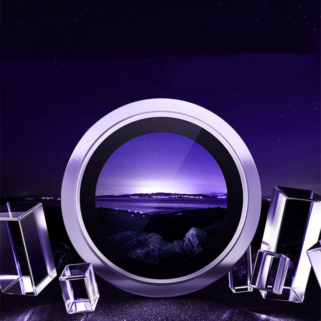 Ring Metal Camera Lens Protector Glass For iPhone 14 Pro