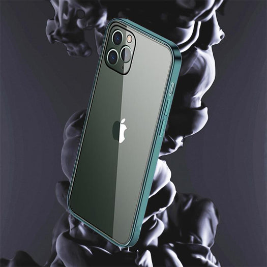 Luxury Square Silicon Premium Transparent Clear Case With Camera Protection For iPhone 11 Pro Max - planetcartonline