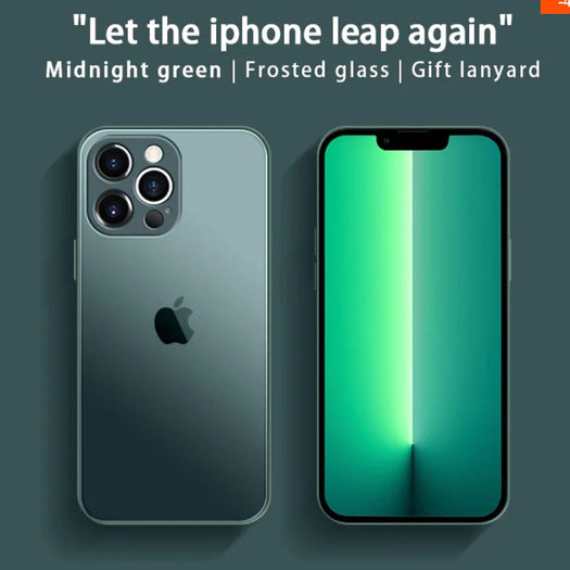 Orignal Glossy Premium Glass Back Case For iPhone 13 Pro