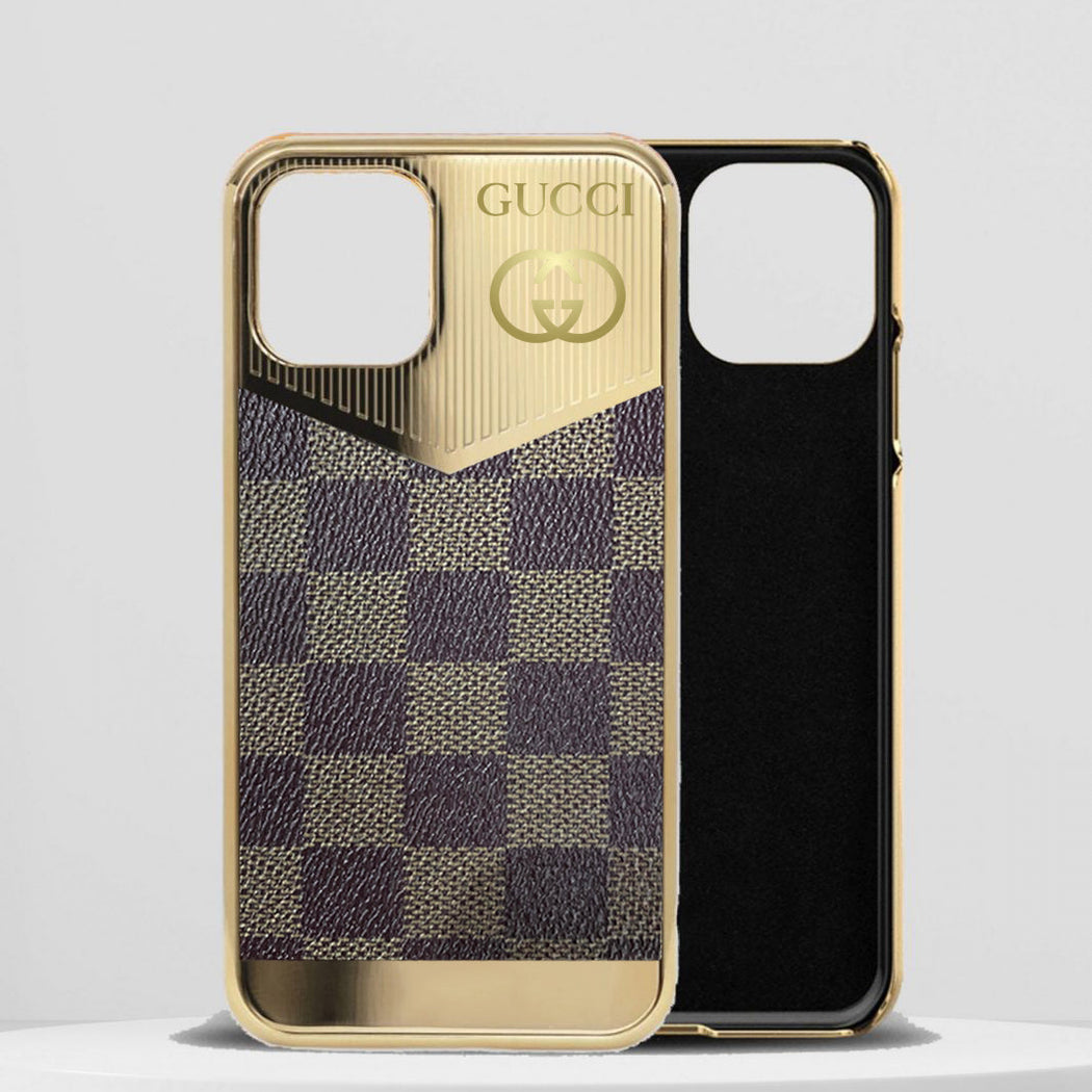 Premium Golden Luxury Back Case For Apple iPhone 13 Pro Max - Premium Cases