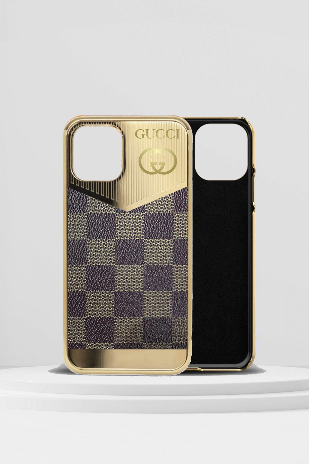 Premium Golden Luxury Back Case For Apple iPhone 13 Pro Max - Premium Cases