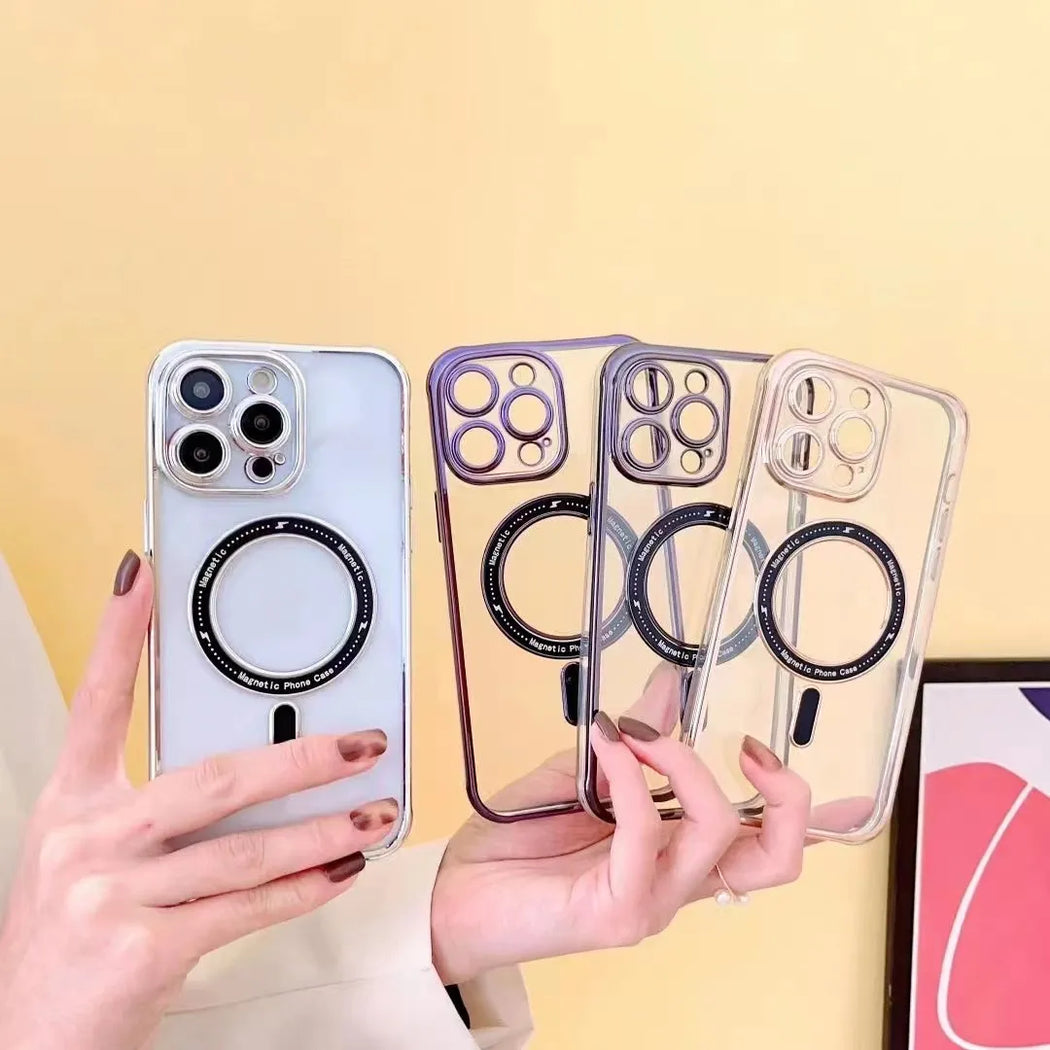 Premium Clear Poly-carbonate Case With Magsafe For iPhone 14 Series