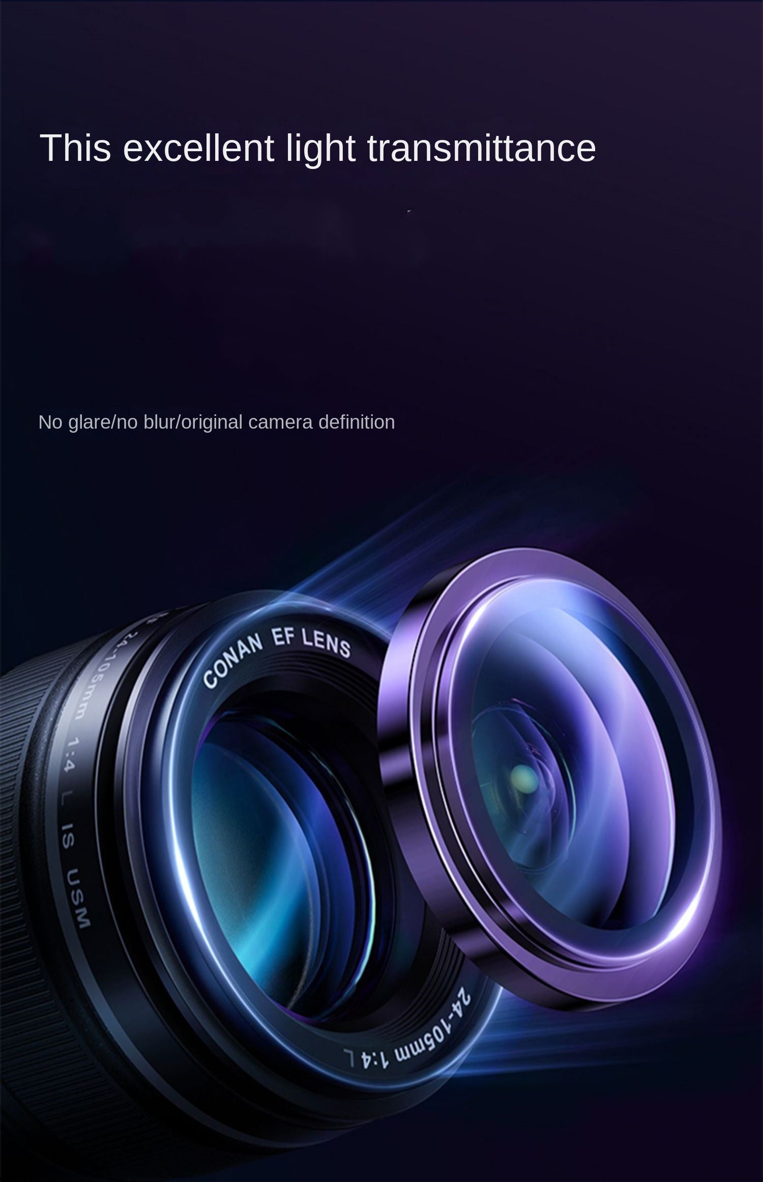 Ring Metal Camera Lens Protector Glass For iPhone 14 Pro