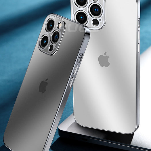 Luxury Square Silicon Clear Back Case With Camera Protection For iPhone 11 Pro - Premium Cases