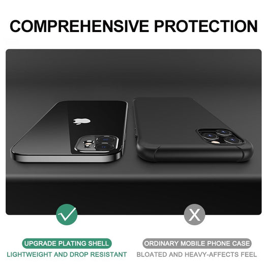 The Luxury Square Silicon Clear Case With Camera Protection For iPhone 13 Pro Max - planetcartonline
