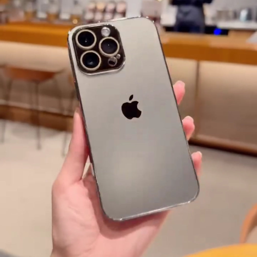 Glossy Ultra Thin Electroplated Camera Lens Protection For iPhone 15 Series