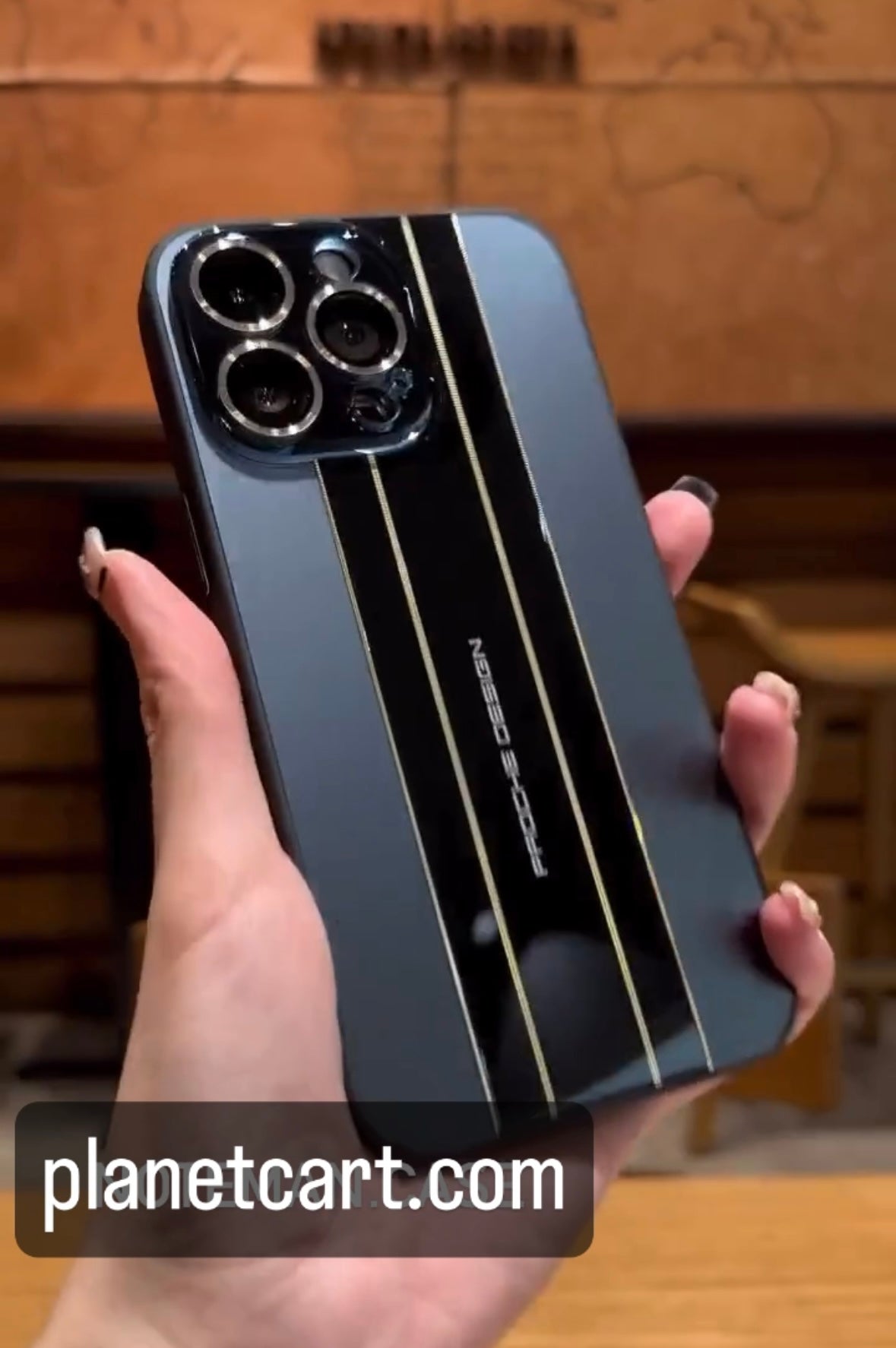 Porsche Glass Case For iPhone 15 Pro Max