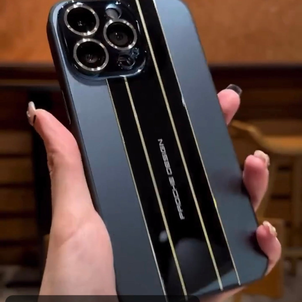Porsche Glass Case For iPhone 15 Plus