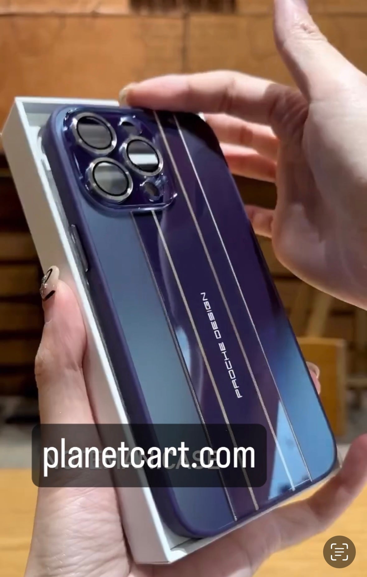 Porsche Glass Case For iPhone