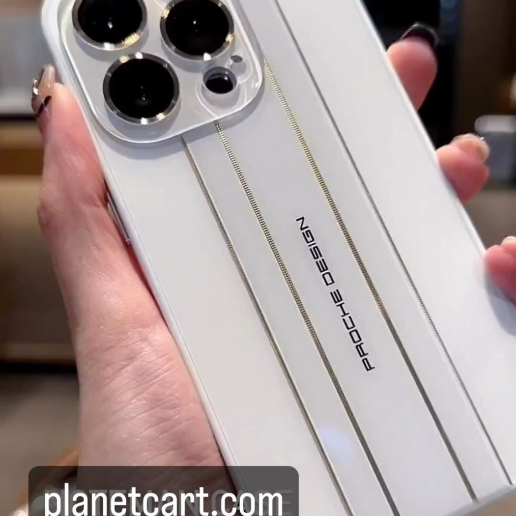 Porsche Glass Case For iPhone 15 Plus