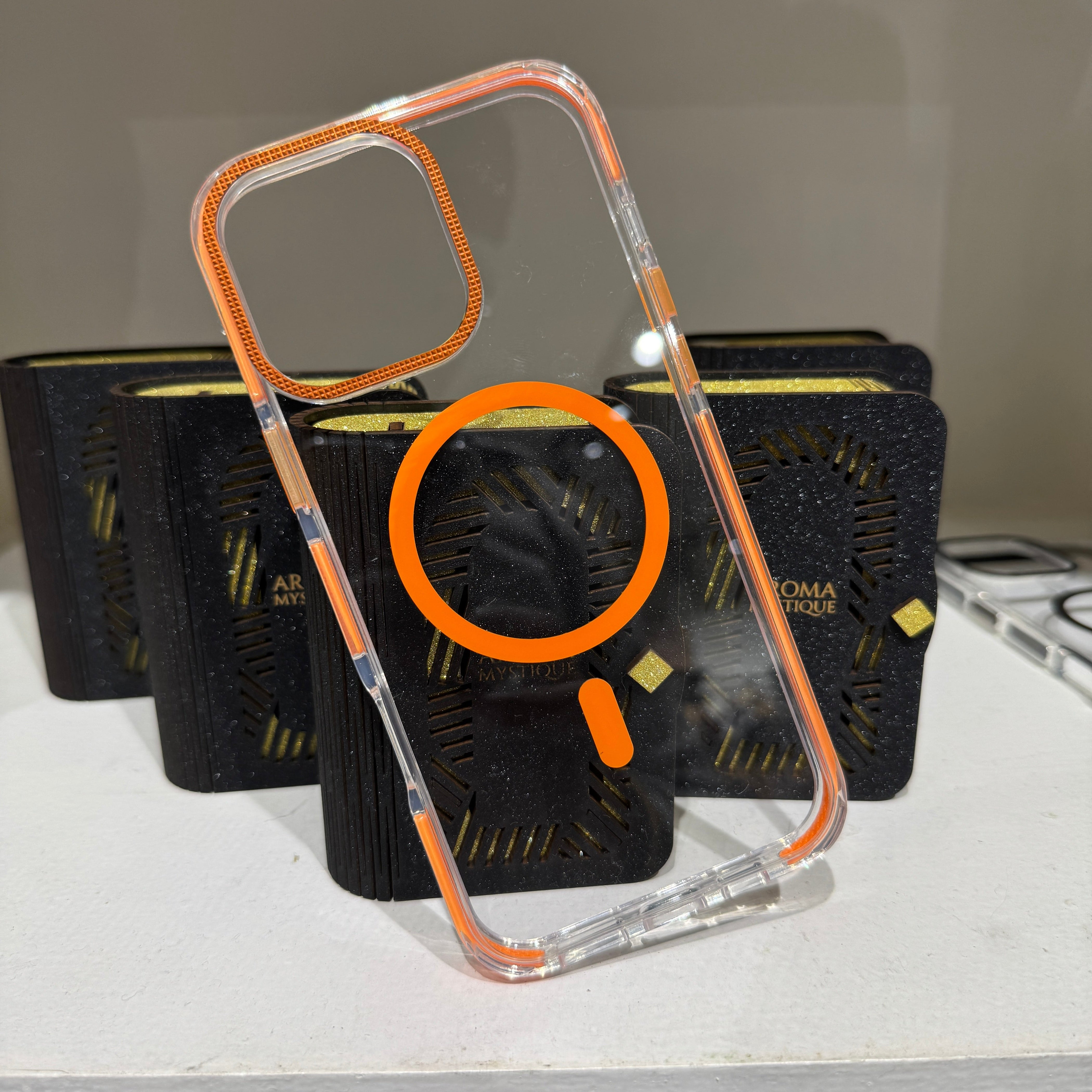 Bumper Transparent Anti Yellow Magsafe Case For iPhone