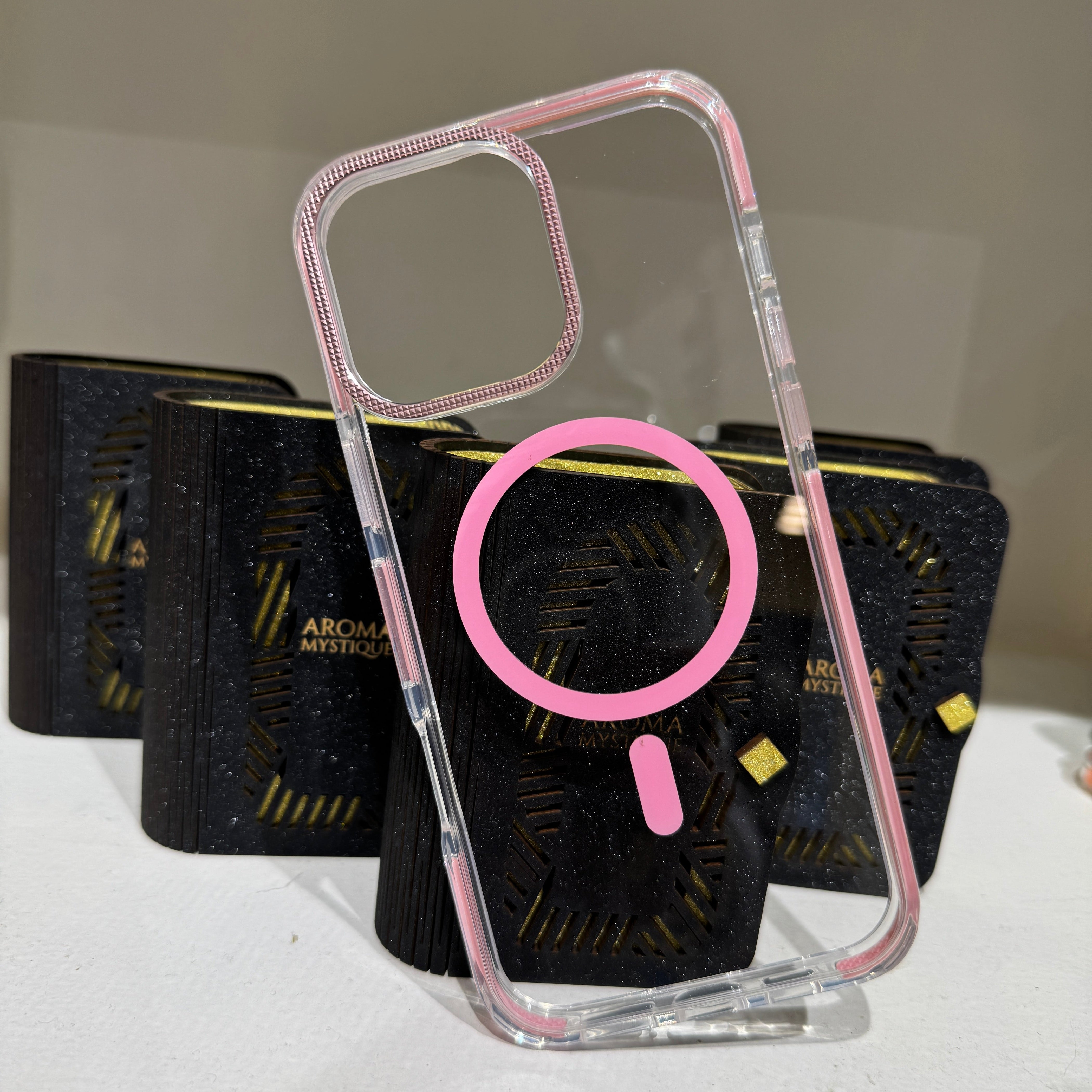 Bumper Transparent Anti Yellow Magsafe Case For iPhone