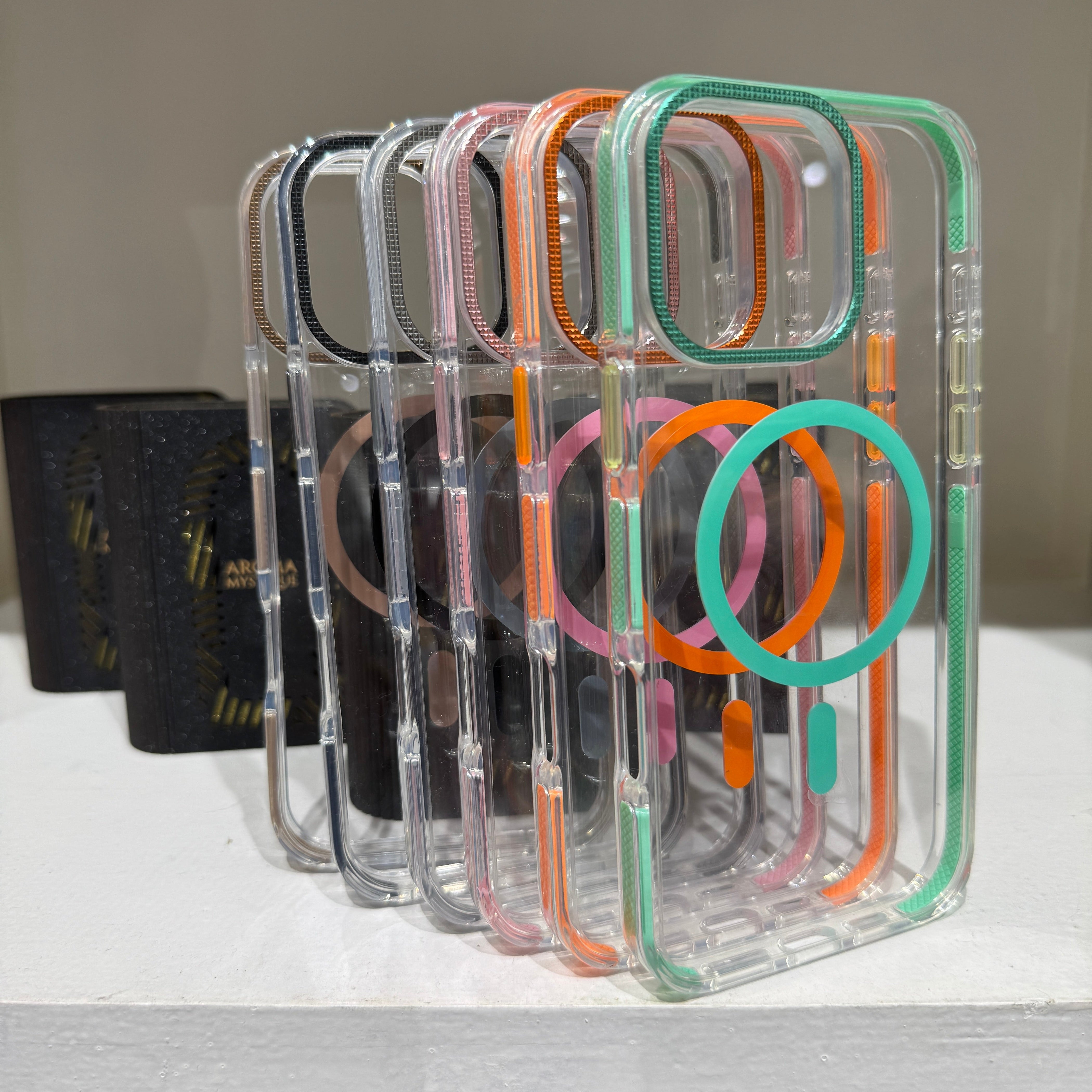 Bumper Transparent Anti Yellow Magsafe Case For iPhone