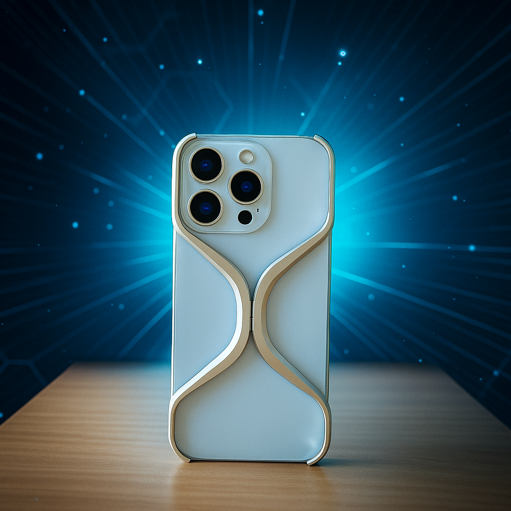 Titanium X- Shape Rimless Cover For iPhone 16 Series