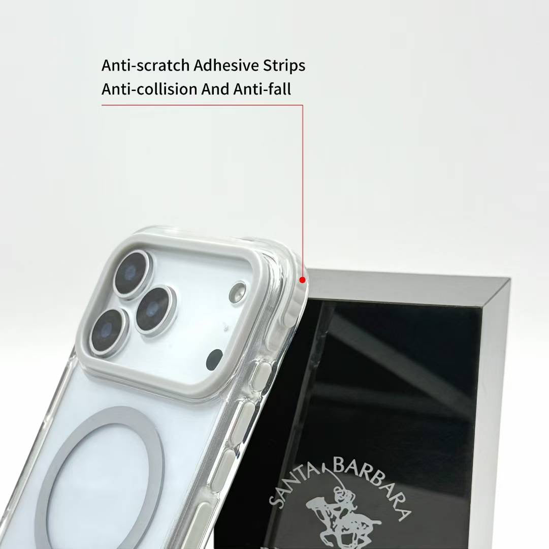 Anti Yellow Transparent Rebecca Santa Barbara Case For iPhone 17 Series