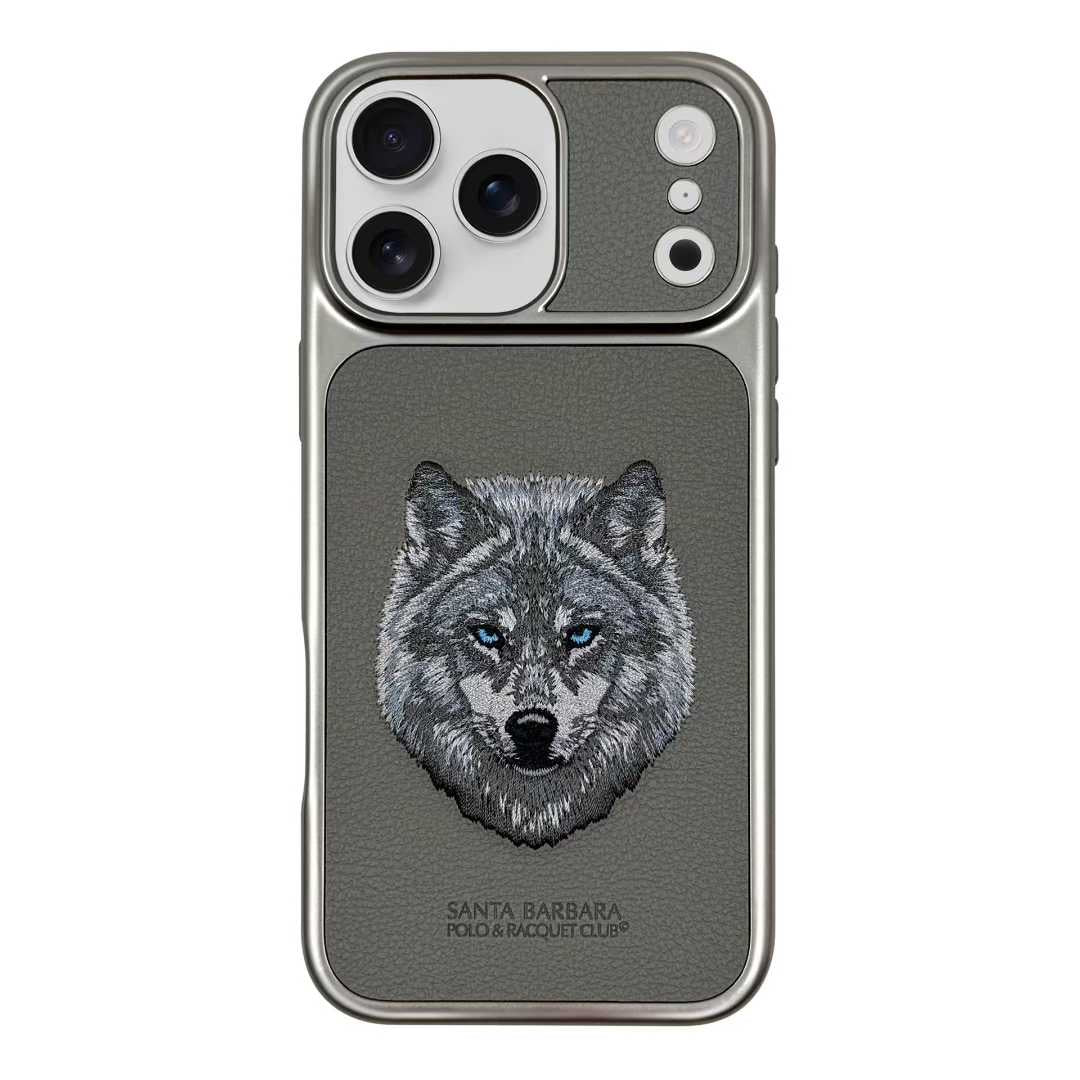Wolf Emoidery Savanna Santa Barbara Case For iPhone 17 Series