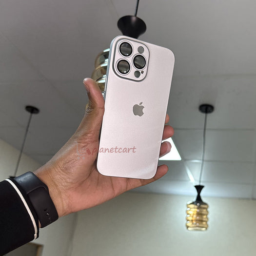 Luxurious Matte Thin Back Case With Shinning Logo For iPhone 13 Pro