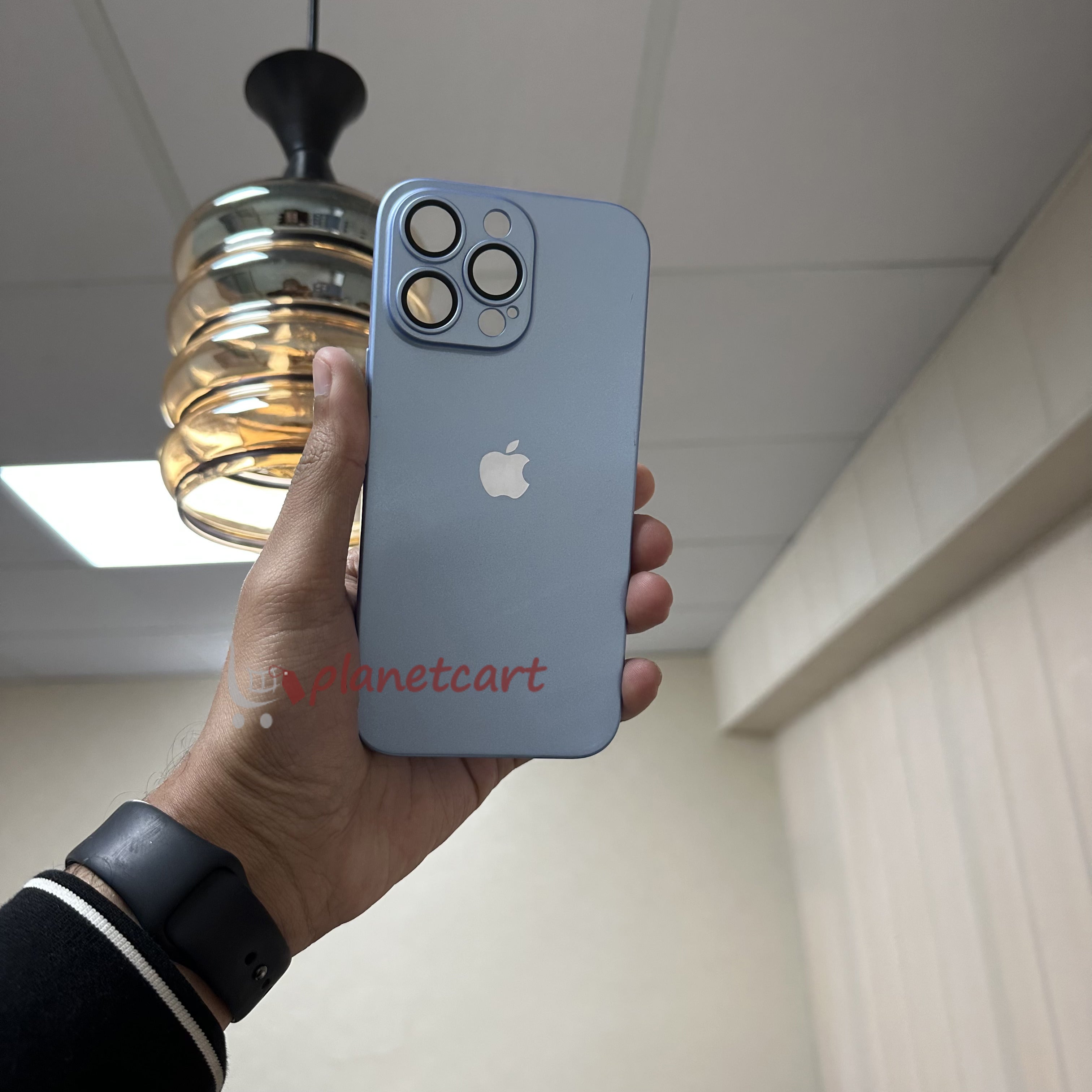 Luxurious Matte Thin Back Case With Shinning Logo For iPhone 13 Pro