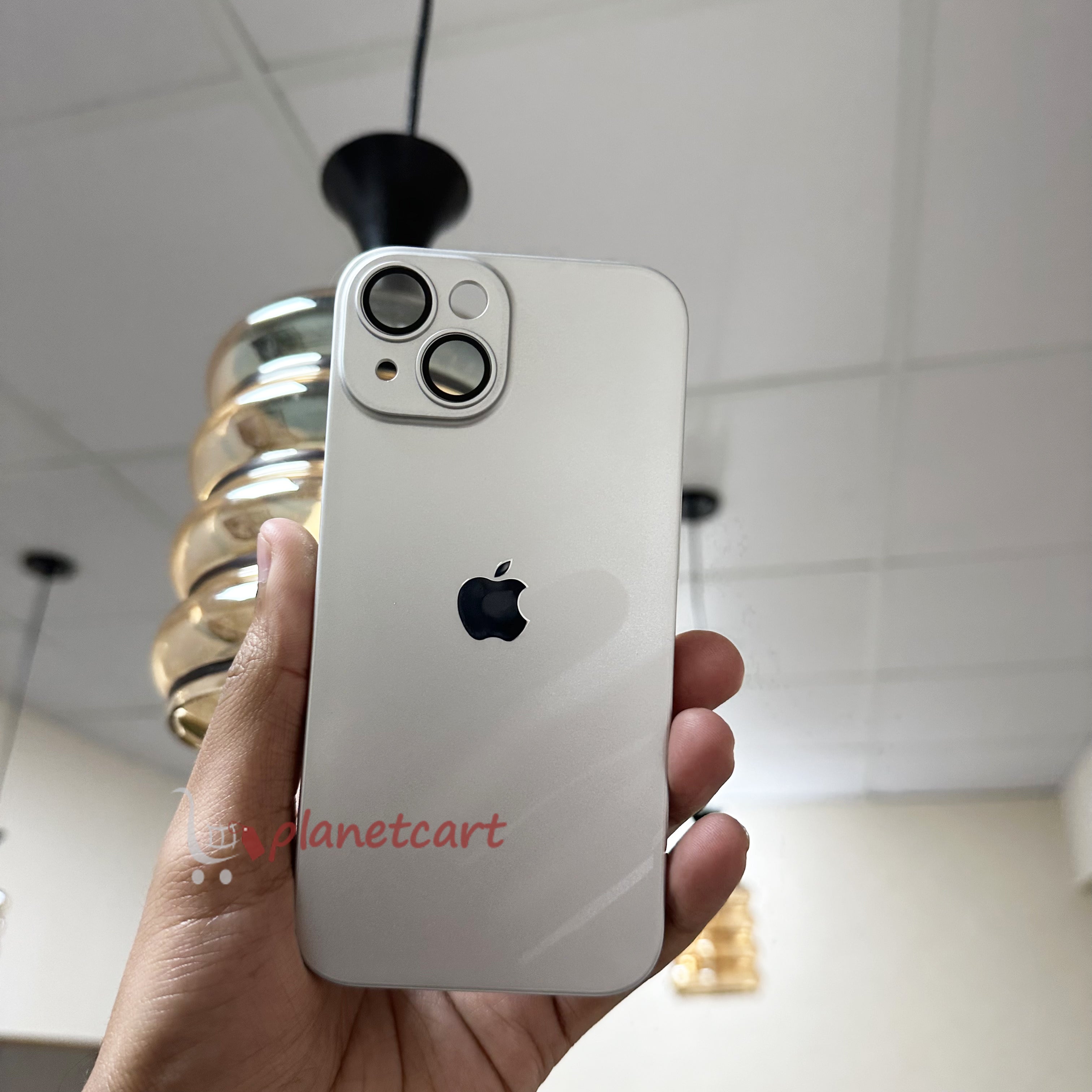 Luxurious Matte Thin Back Case With Shinning Logo For iPhone