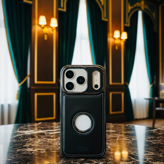 Superior Leather Logo Cut Case For iPhone 17 Series