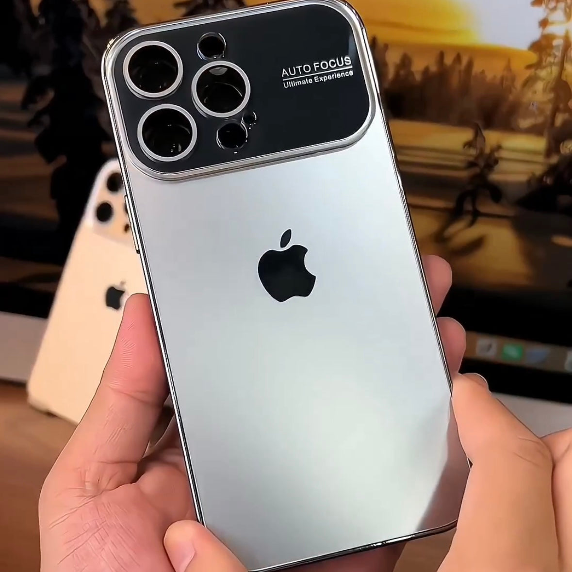 New design Lens Glass Case For iPhone 15 Series