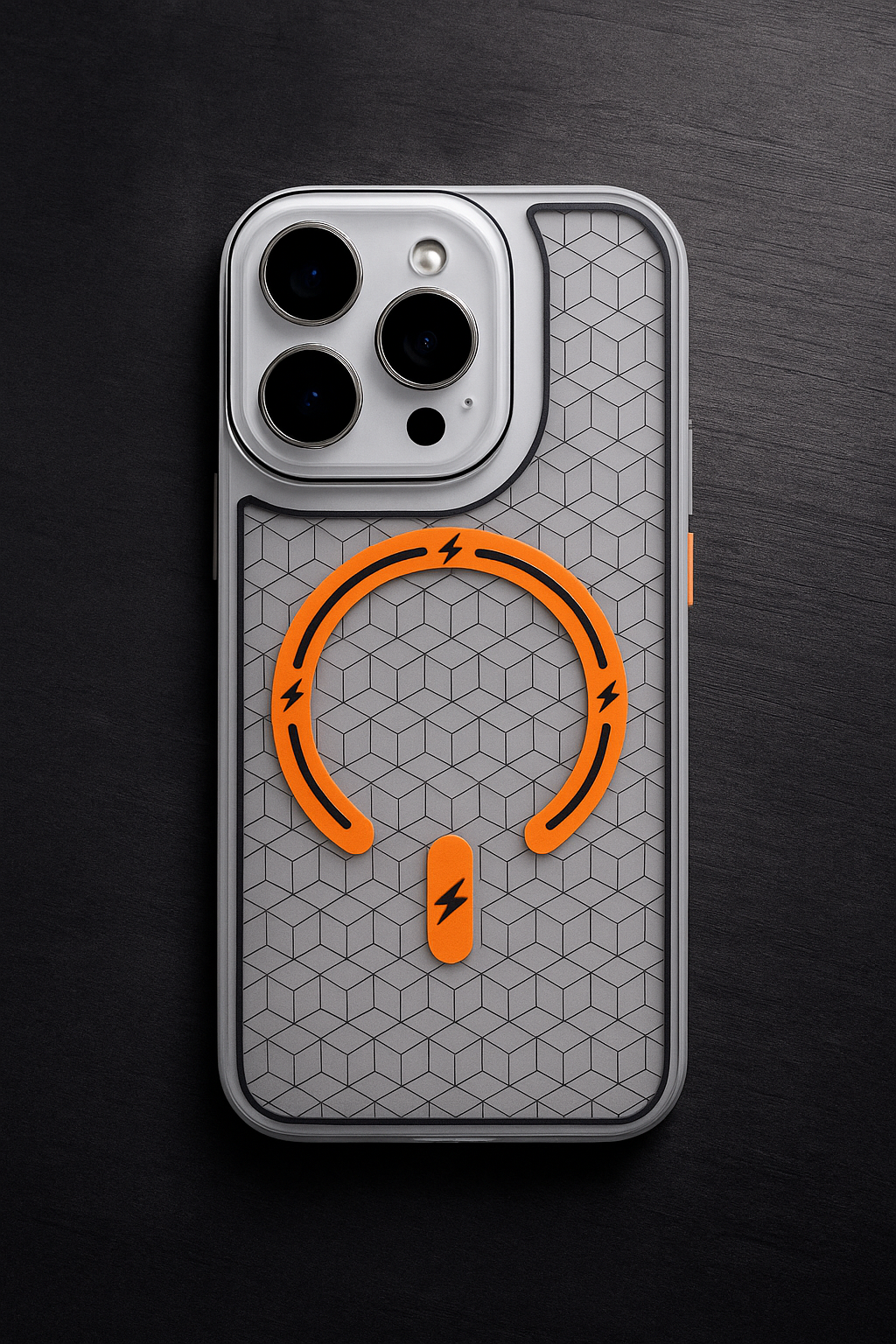 Premium Trans Pattern Magsafe Case For iPhone