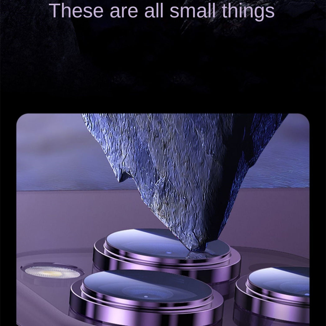 Ring Metal Camera Lens Protector Glass For iPhone 14 Pro Max