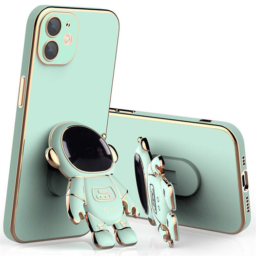 Astronaut Luxurious Gold Edge Back Case For iPhone 11 Pro Max