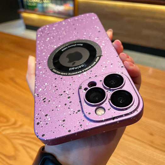 Luxury Matte Polycarbonate Dot Case Logo Visiblility Case For iPhone 14 Series