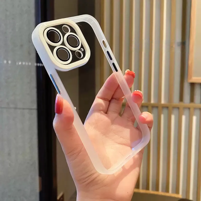 Premium Transparent Armor Bumper Back Case  for iPhone