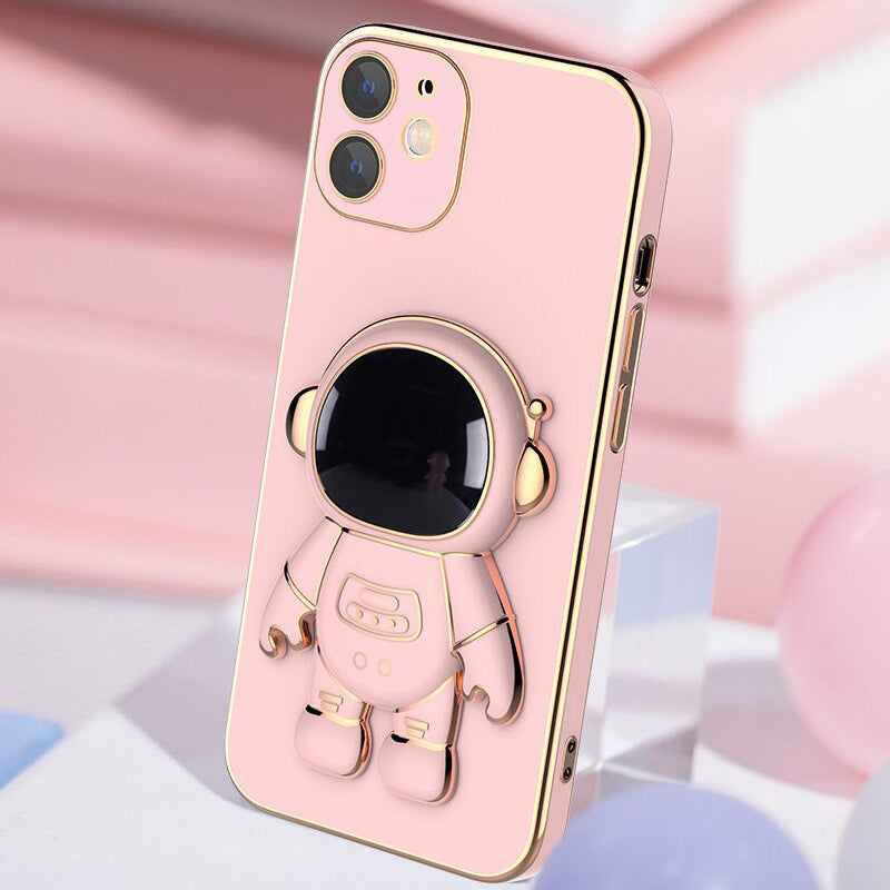 Astronaut Luxurious Gold Edge Back Case For iPhone 11 Pro