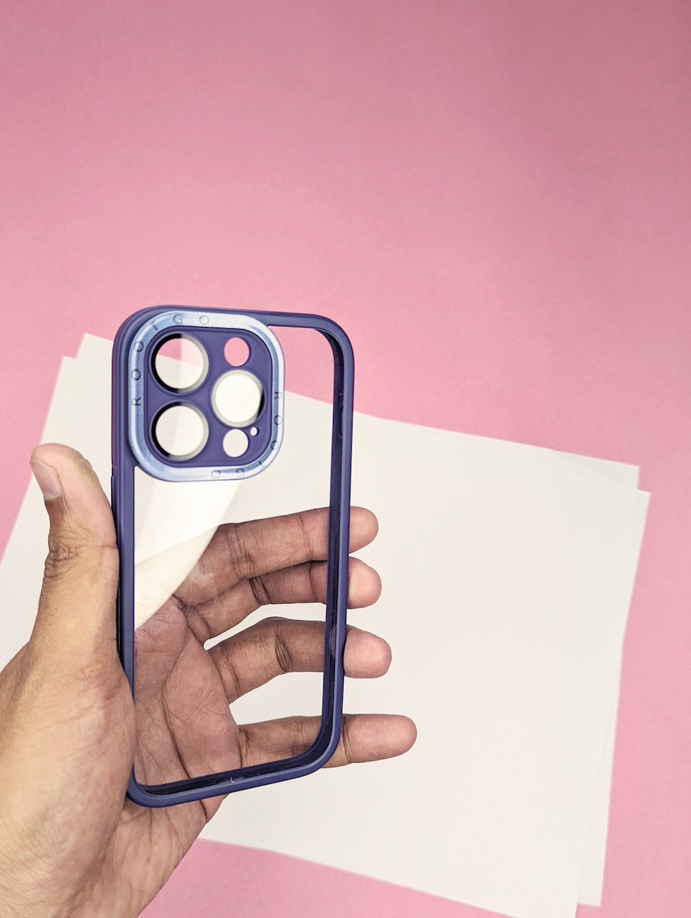 Root Transparent Polycarbonate Back Case Cover for iPhone 15 Plus