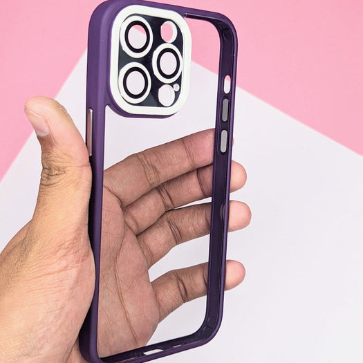 Premium Transparent Silicone Shockproof Camera Lens Protection Armor Bumper Back Case  for iPhone 14 Series