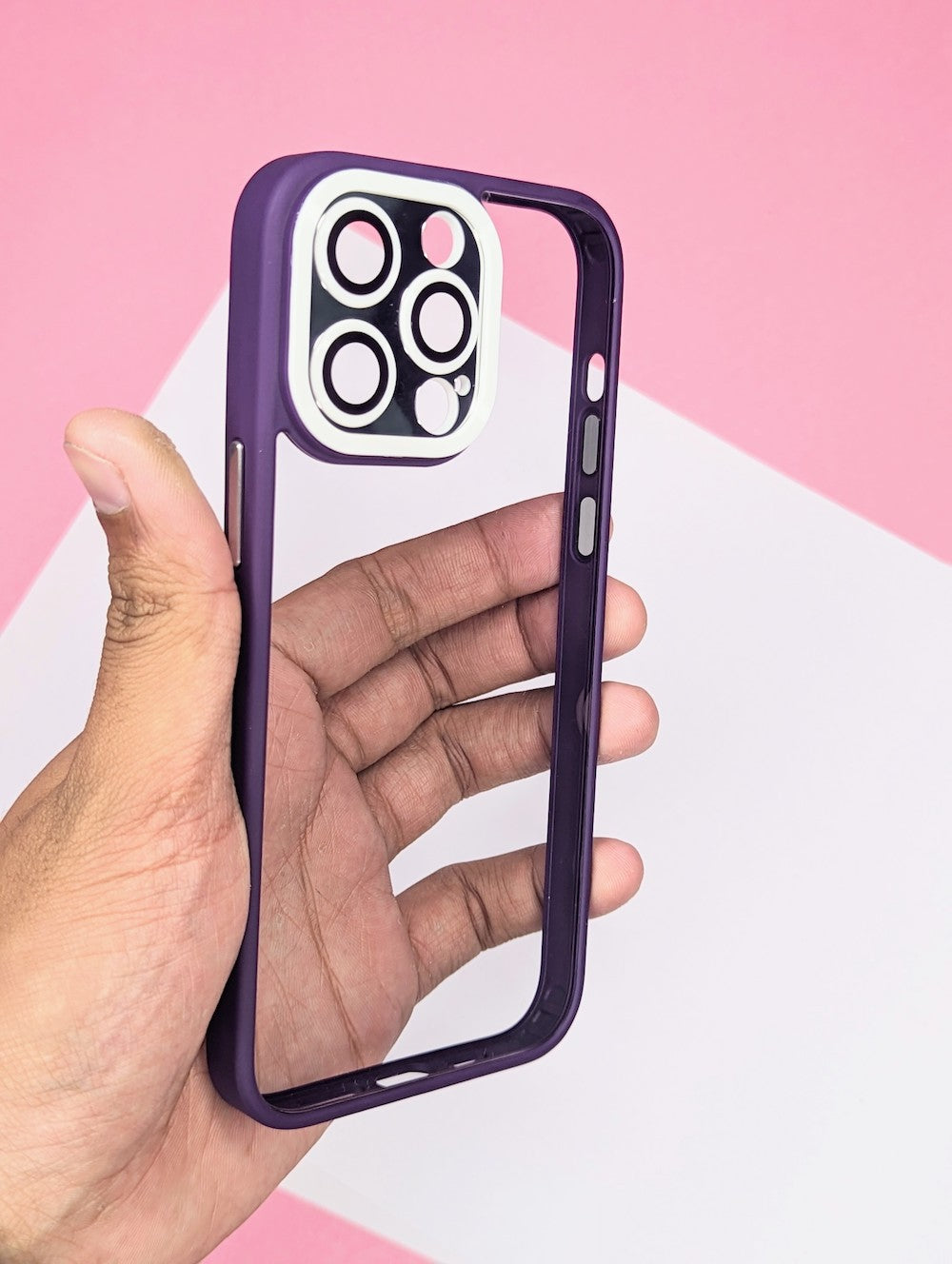 Premium Transparent Silicone Shockproof Camera Lens Protection Armor Bumper Back Case  for iPhone 15