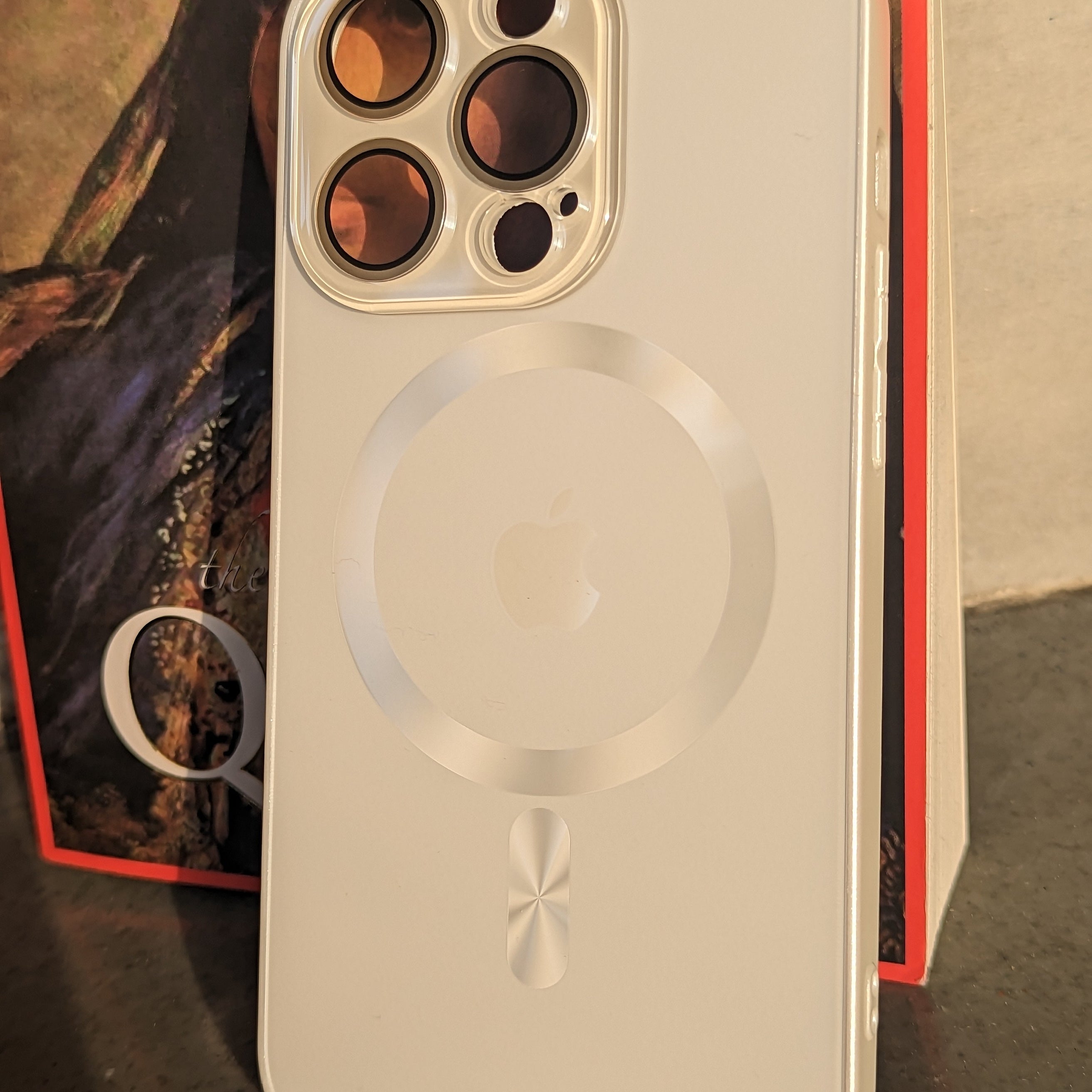 Glossy Electroplated Camera Lens Protection Magsafe Case For iPhone 13 Pro Max