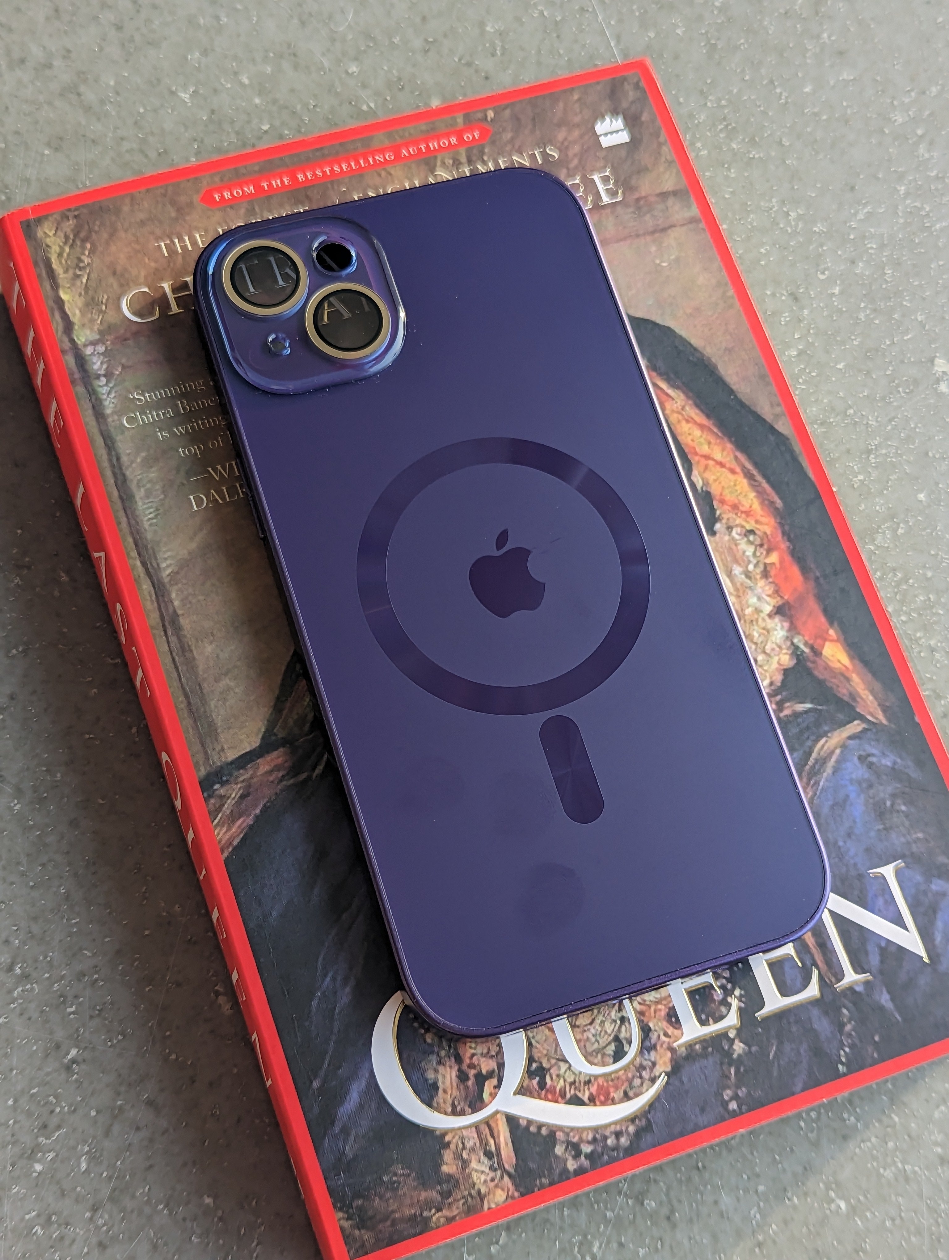 Glossy Electroplated Camera Lens Protection Magsafe Case For iPhone 14 Plus