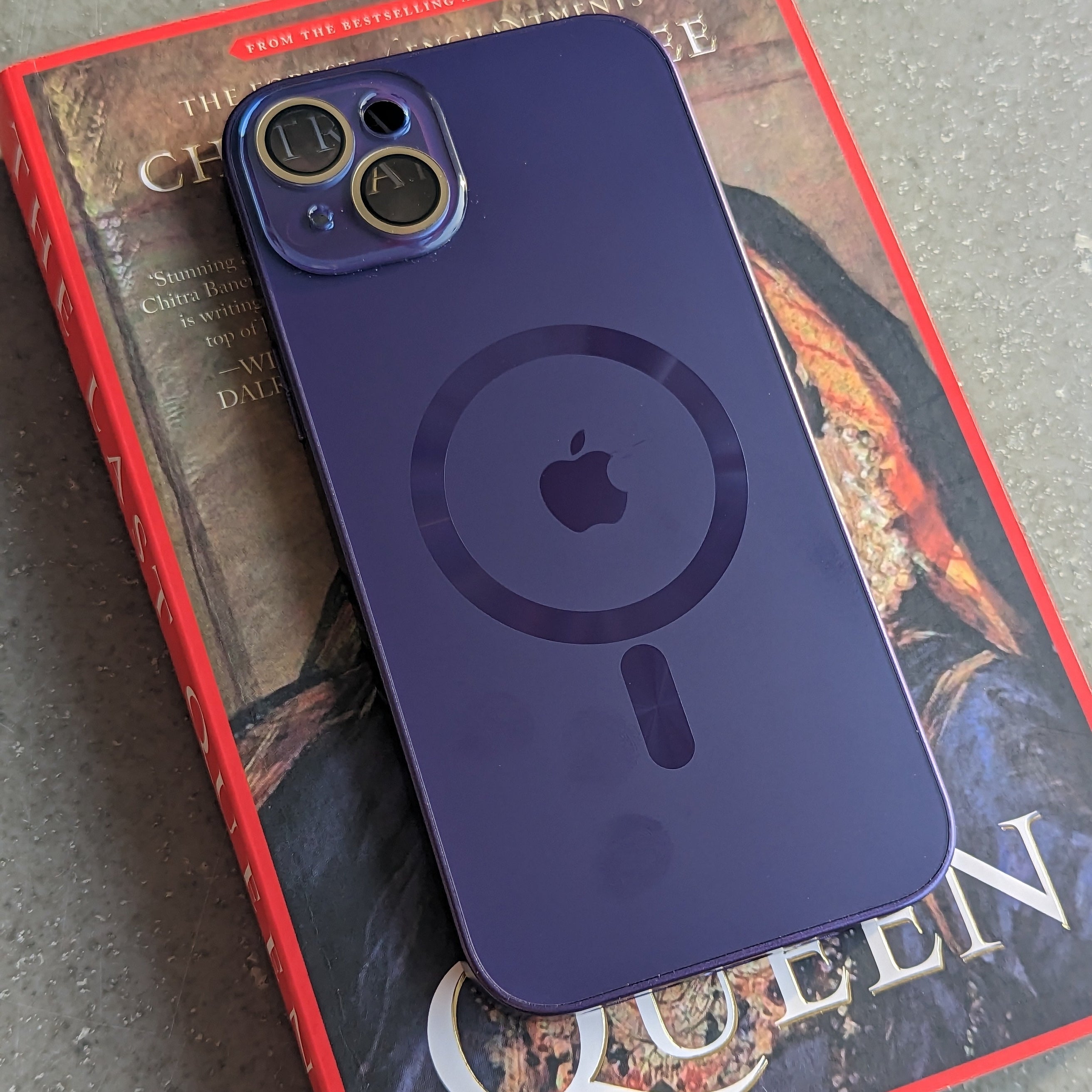 Glossy Electroplated Camera Lens Protection Magsafe Case For iPhone 14 Pro