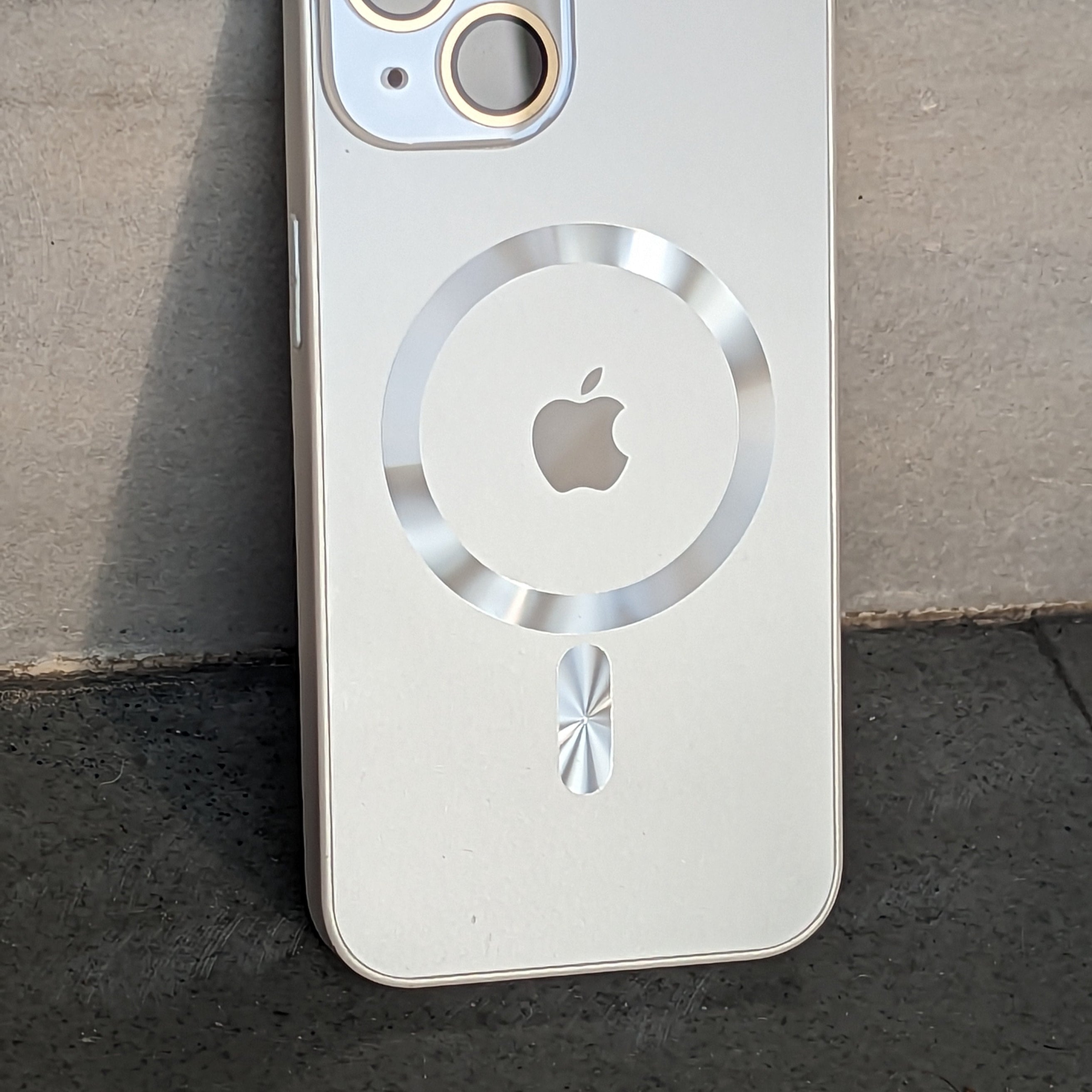 Glossy Electroplated Camera Lens Protection Magsafe Case For iPhone 13 Pro Max