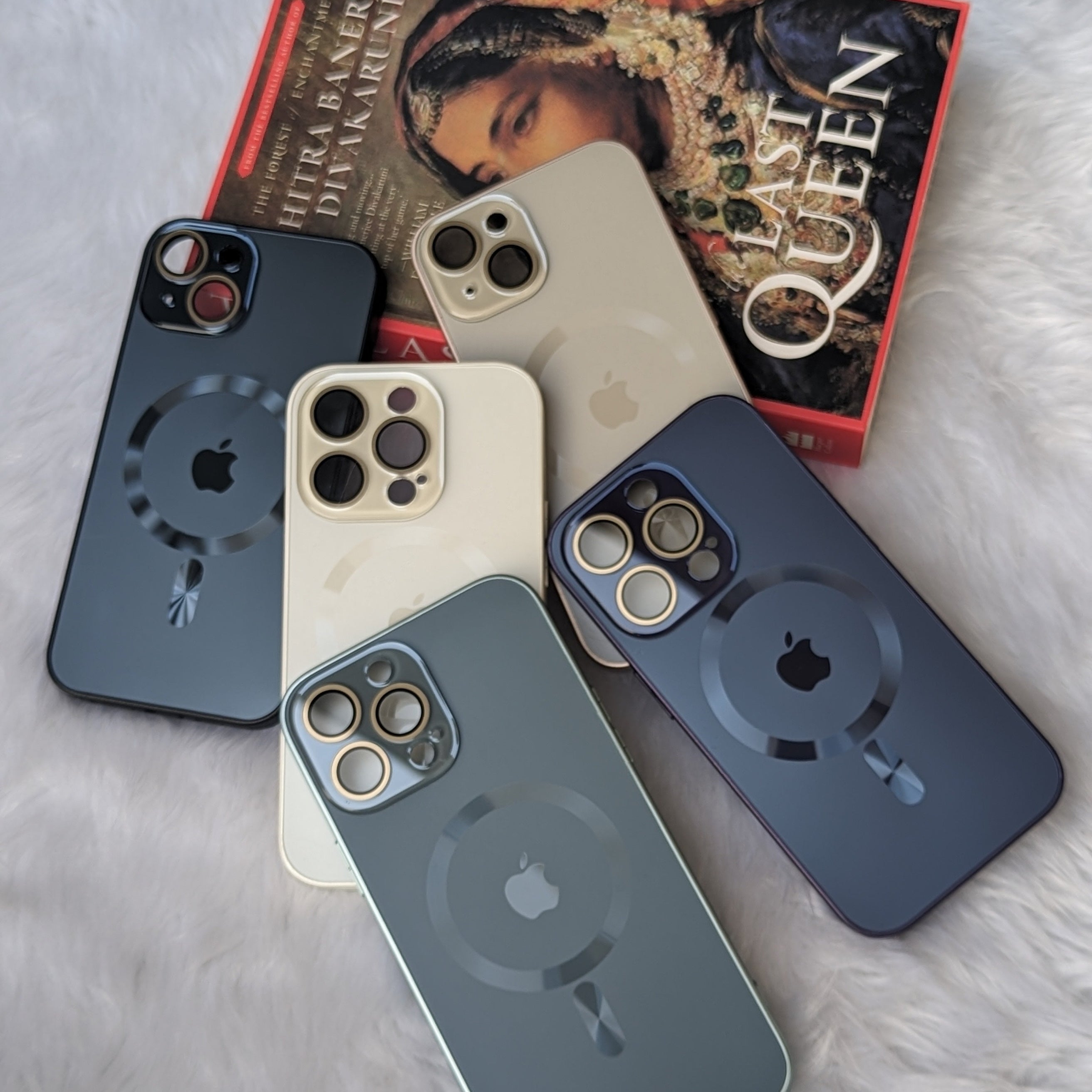 Glossy Electroplated Camera Lens Protection Magsafe Case For iPhone 14 Plus