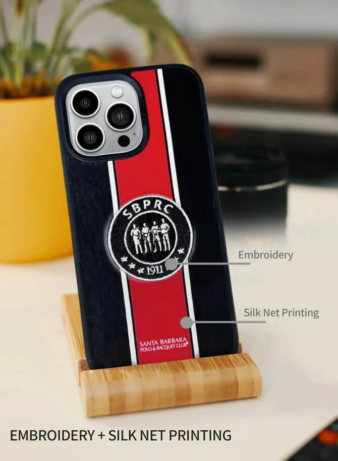 Santa Barbara Classic Gareth Series Genuine Leather Case For iPhone 15 Pro