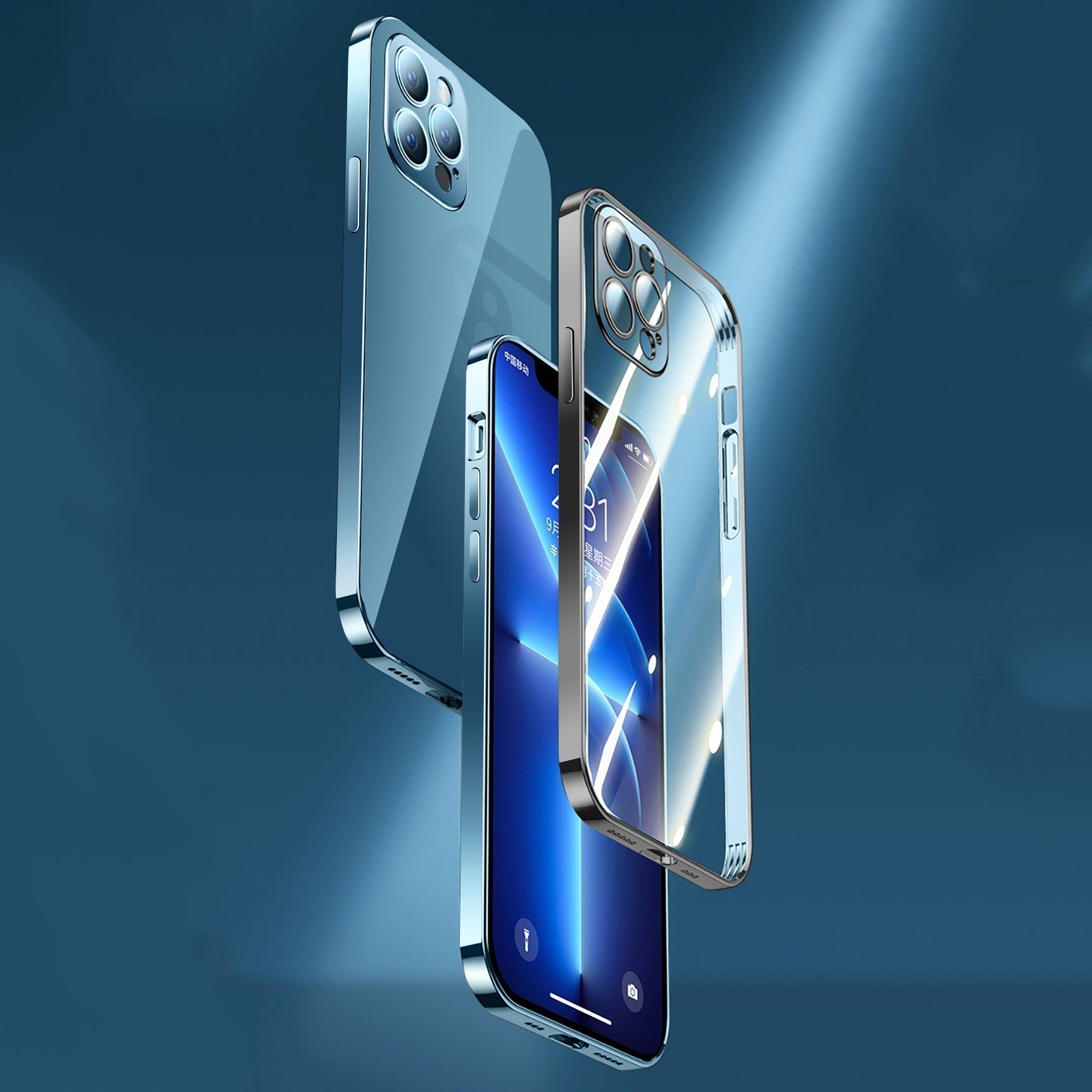 Luxury Square Silicon Clear Back Case With Camera Protection For iPhone 11 Pro Max - Premium Cases