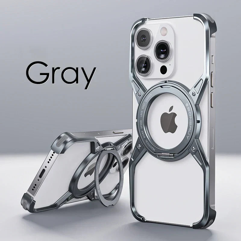 Aluminum Rimless Cover For iPhone 16 Pro