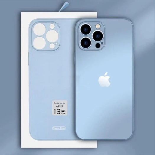 Orignal Glossy Premium Glass Back Case For iPhone 13 Pro