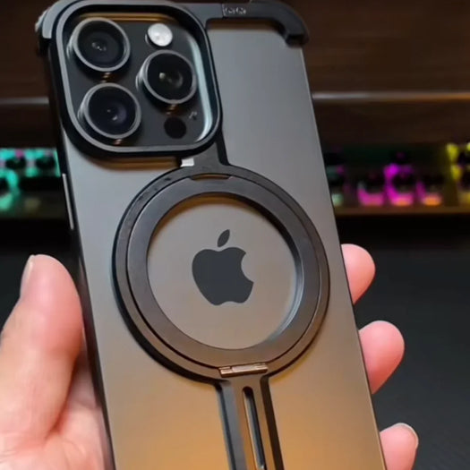 Matel Magsafe Ring Stand Case For iPhone