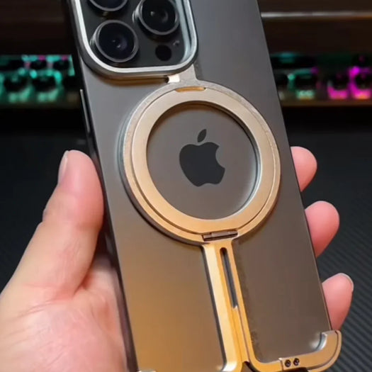 Matel Magsafe Ring Stand Case For iPhone